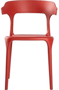 Thumbnail - LÜLLMANN Besucherstuhl 230813 rostrot Kunststoff, 1 St.