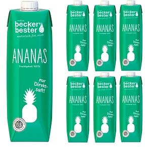 beckers bester ANANAS Direktsaft 6x 1,0 l