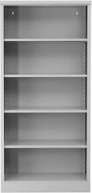 Gürkan Aktenregal lichtgrau 92,0 x 42,0 x 195,0 cm, 1 St.