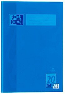 OXFORD Heftumschlag blau Kunststoff A4