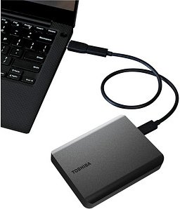TOSHIBA Canvio Basics 1 TB externe HDD-Festplatte schwarz