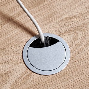 röhr Kabeldurchführung 6,0 cm silber