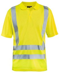Thumbnail - BLAKLÄDER® unisex Warnschutz Shirt 3391 gelb Größe 3XL