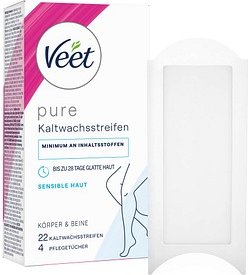 Thumbnail - Veet pure Kaltwachsstreifen 22 Streifen