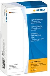 500 HERMA Frankieretiketten 4322 weiß 163,0 x 44,0 mm