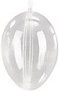 Rayher Plastik-Figur transparent Ei 2-tlg. 8 cm Ø 8,0 cm, 1 St.