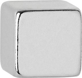 Thumbnail - MAUL Magnete silber, Metall 1,0 x 1,0 x 1,0 cm, 10 St.