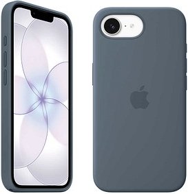Apple Silikon Case mit MagSafe Handyhülle für Apple iPhone 17e maritimblau