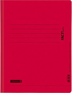 BRUNNEN Spiralhefter FACT!plus Karton rot DIN A4