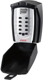 Thumbnail - phoenix 3C Schlüsseltresor schwarz, Zahlenschloss, 9,4 x 7,1 x 13,6 cm, 1 St.