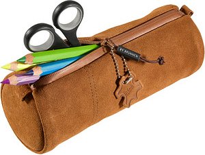 BRUNNEN Schlampermäppchen s'maepp braun, 22,0 x 8,0 cm