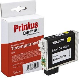 Printus gelb Druckerpatrone kompatibel zu EPSON T0714