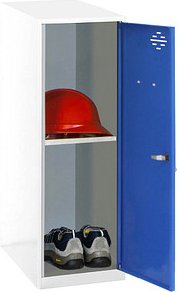 Simonrack Spind SIMONLOCKER DISM weiß, blau 8425437116803, 1 Schließfach 30,0 x 50,0 x 91,5 cm