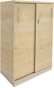 fm Schiebetürenschrank Sidney, 4260267327906 königsahorn 2 Fachböden 80,0 x 44,2 x 113,3 cm
