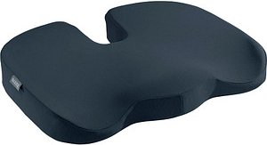 Thumbnail - Leitz Sitzkissen Ergo Cosy, ergonomisch, abnehmbarer Stoffbezug, B 470 x T 370 x H 90 mm, grau