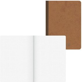Thumbnail - BRUNNEN Notizbuch FACT!plus DIN A6 punktkariert, hellbraun Softcover 192 Seiten, 1 Block