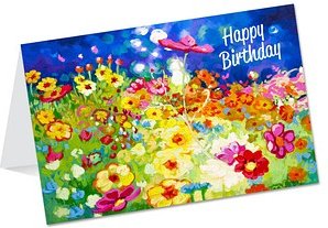 LUMA Geburtstagskarte Happy Birthday DIN B6