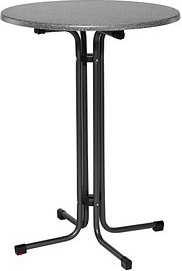 MFG Freizeitmöbel Stehtisch anthrazit, granit 80,0 x 80,0 x 110,0 cm