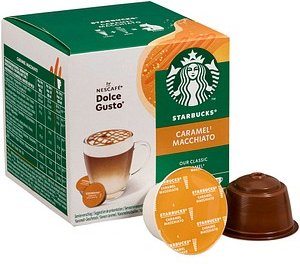 Thumbnail - NESCAFÉ DOLCE GUSTO® STARBUCKS® Caramel Macchiato Our Classic Kaffeekapseln, mild, 6 Portionen