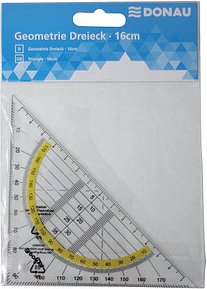 DONAU Geometrie-Dreieck 16,0 cm