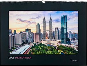 KUNTH Monats-Wandkalender Metropolen 2026, 1 St.