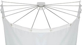 Thumbnail - WENKO Metall Duschschirm