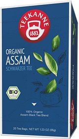 TEEKANNE ORGANIC ASSAM Bio-Tee 20 Portionen