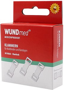 WUNDmed® Verbandklammern 05-022 beige 1,5 x 3,5 cm, 20 St.