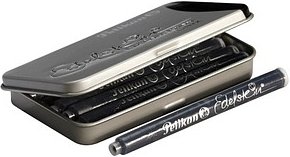 Pelikan Tintenpatronen für Füller Edelstein® Ink onyx, 6 St.