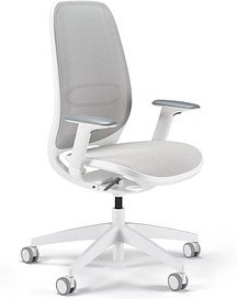 sedus Bürostuhl se:air, Ai-821/002 Stoff weiß, Gestell weiß