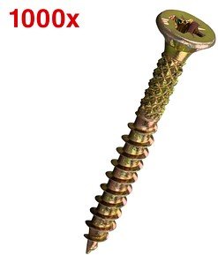 makita Schnellbauschrauben F-31777 4 mm x 35 mm, 1.000 St.