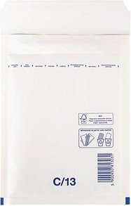 Thumbnail - 100 VP Luftpolstertaschen C/13 weiß für DIN A6