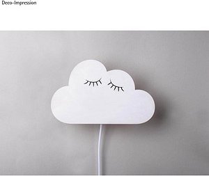 Rayher Holzbausatz Wandlampe Wolke natur