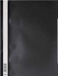 DURABLE Schnellhefter 2573 Kunststoff schwarz DIN A4, 10 St.