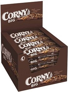 CORNY BIG dunkle Schoko-Cookies Müsliriegel 24 Riegel