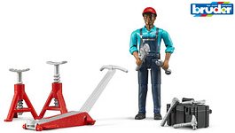 bruder bworld 62100 Werkstatt Spielfiguren-Set