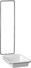 Bartscher Tropfschale für Desinfektionsmittelspender PS 0,9L-W 850018 weiß Kunststoff