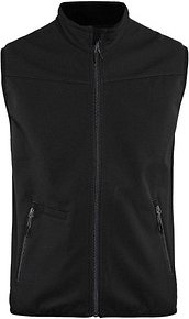 Thumbnail - BLAKLÄDER® unisex Softshellweste 3850 schwarz, dunkelgrau Größe XL