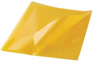 DONAU Heftumschlag gelb Kunststoff Quart