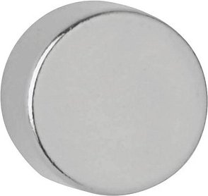 MAUL Neodym Magnete silber, Metall 0,8 x 0,5 cm, 50 St.