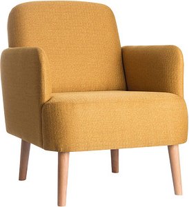 meet powered by PAPERFLOW Besuchersessel Brooks FTBRO.23.20 safran Stoff, 1 St.