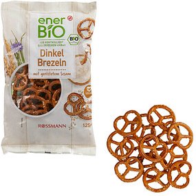 enerBiO Bio Dinkel Brezeln Gebäck 125,0 g