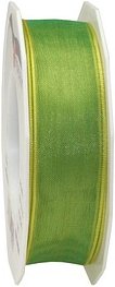 PRÄSENT Geschenkband Four Seasons seidenmatt limette 25,0 mm x 25,0 m
