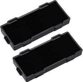 2 trodat Ersatzstempelkissen 6/9511 schwarz 3,8 x 1,4 cm