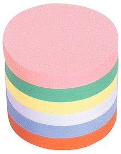 magnetoplan Moderationskarten farbsortiert Ø 14,0 cm, 250 Blatt