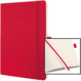 Thumbnail - SIGEL Notizbuch Conceptum® ca. DIN A5 liniert, rot Softcover 194 Seiten