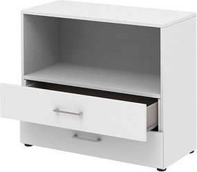 Thumbnail - röhr Regalschrank direct.office, 859W281000 weiß 80,0 x 34,4 x 72,0 cm