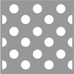 Rayher Dekor-Schablone Polka Dots grau