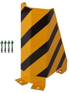 2 SZ Metall Rammschutz Ecke U-Profil U-Form 16,5 x 40,0 cm