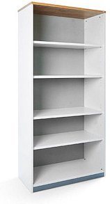 Thumbnail - rocada Aktenregal weiß/eiche 90,0 x 45,0 x 195,0 cm, 1 St.